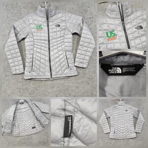 The North Face TNF Womens‎ S Small Thermoball U.S. US Foods Down Puffer Jacket